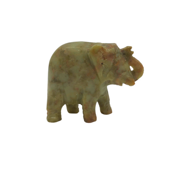 World Menagerie Shambaugh Soapstone Elephant Figurine & Reviews Wayfair